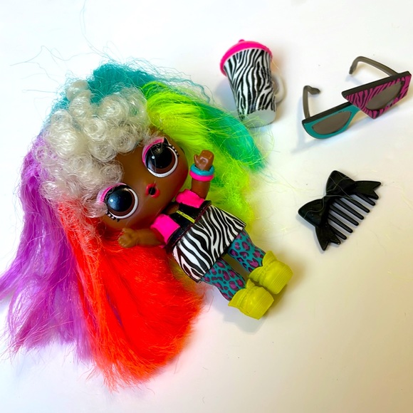 LOL Valley B.B. Make Over Series Hair Goals Doll Collectible - Picture 4 of 15